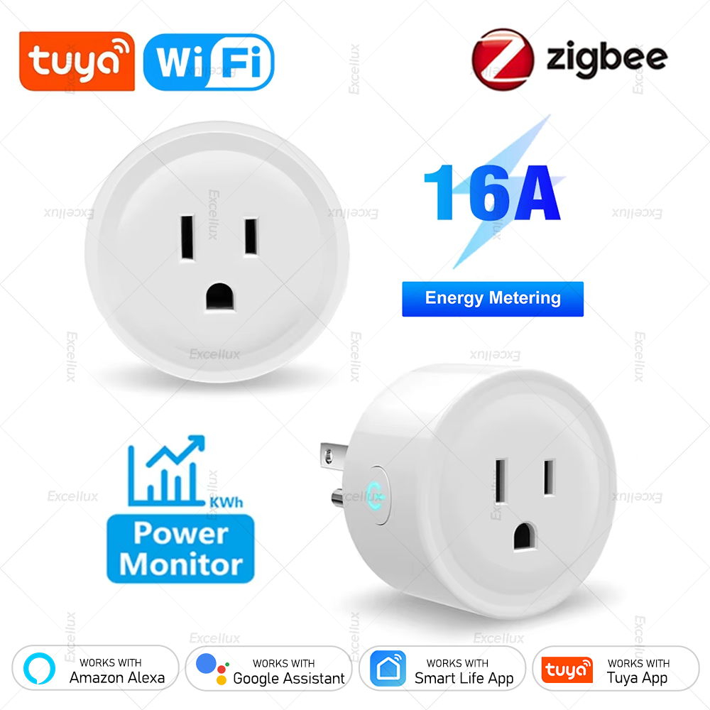 Wifi Smart Plug - Prise intelligente Tuya 16A Zigbee WiFi,