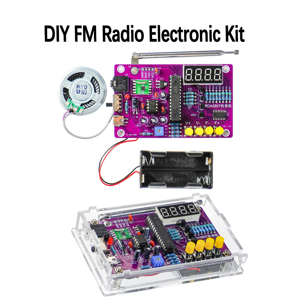 Electronics Project Kit - Kit électronique radio FM DIY 87-108