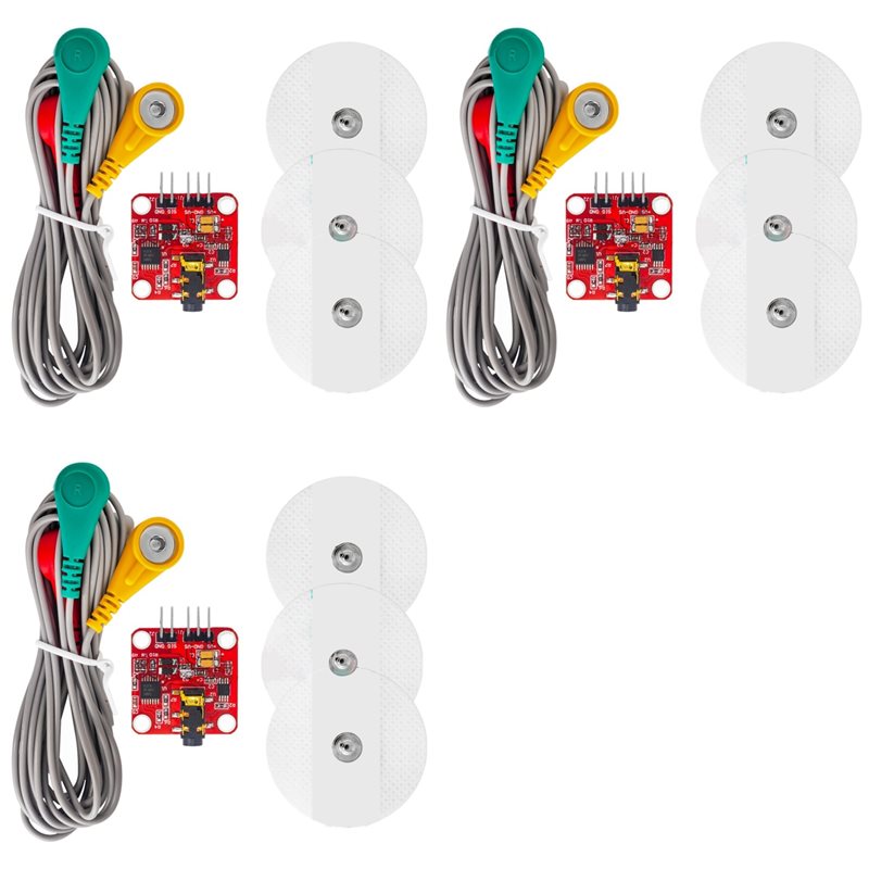 Sensor Kit Arduino - Module de capteur électrique musculaire B50B-3X,