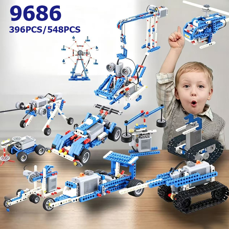 Stem Robotics Kit - 9686 Ensemble Éducatif STEM Blocs de