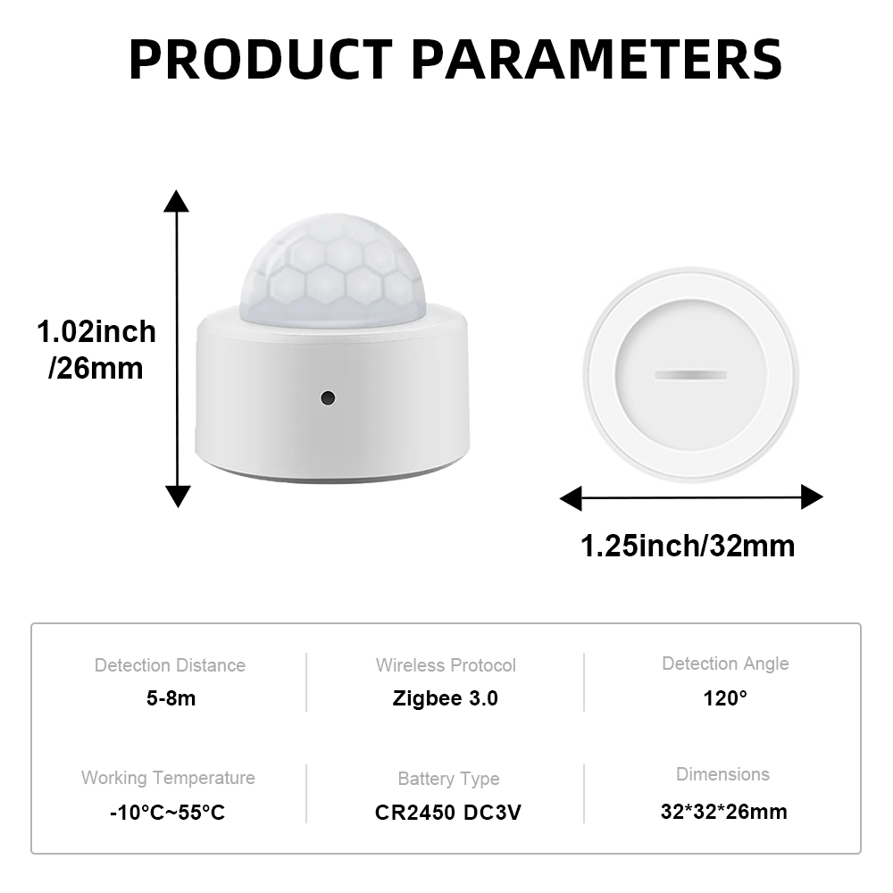 Capteur de luminosité Tuya Zig - Smart Home Automation Kit avis et prix
