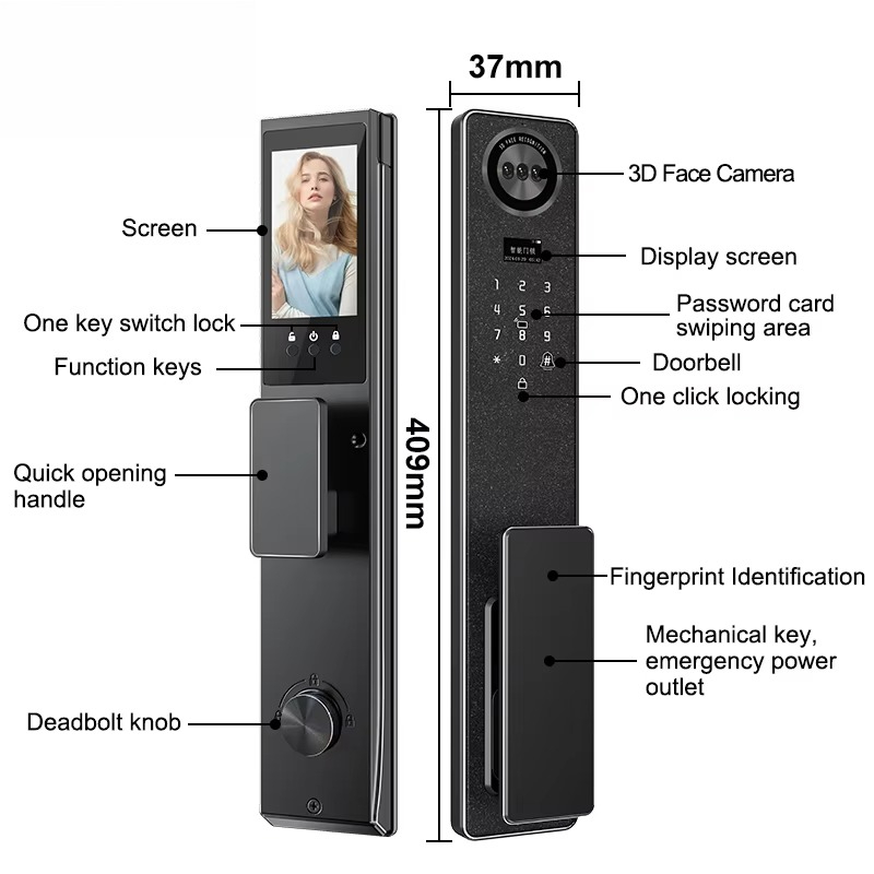 Serrure de porte intelligente  - Smart Door Lock Wifi avis et prix