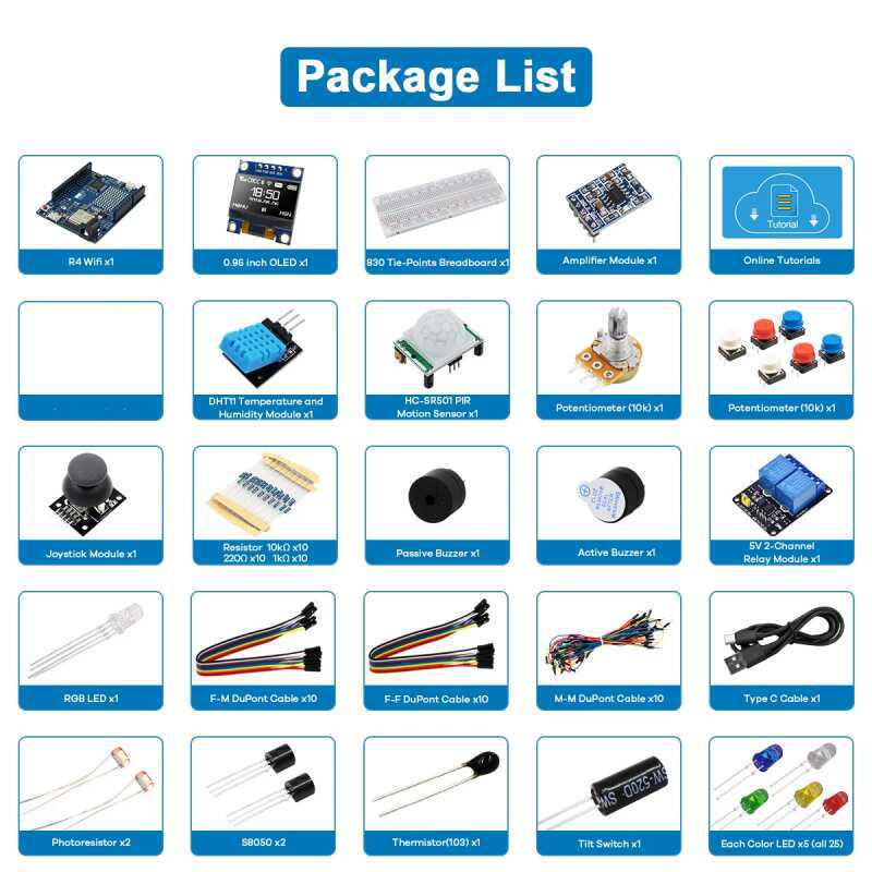 Kit de développement UNO R4 co - Electronics Project Kit avis et prix