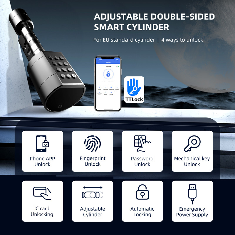 Serrure de porte cylindrique i - Smart Door Lock Wifi avis et prix