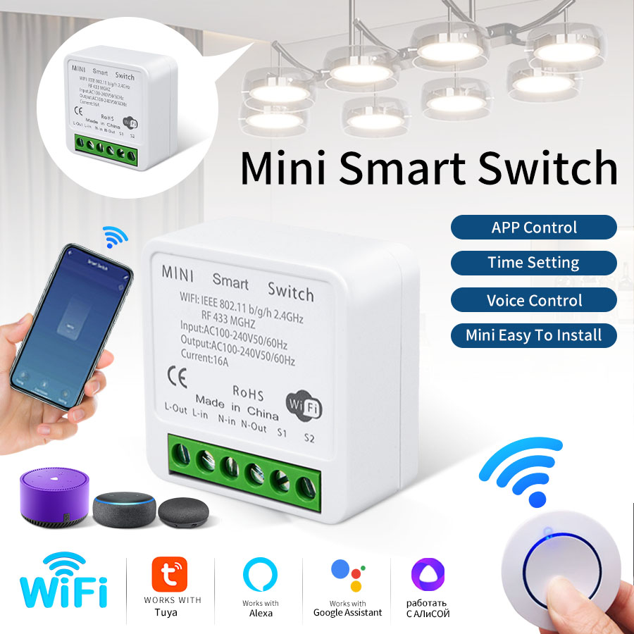 Interrupteur intelligent WiFi  - Smart Light Switch Wifi avis et prix